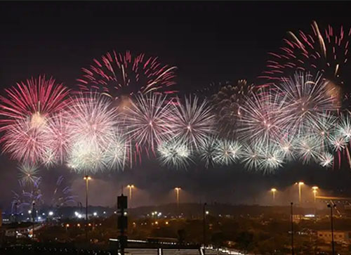广元焰火晚会